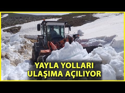 Antalya’da Kardan Kapanan Yayla Yolları Açılıyor