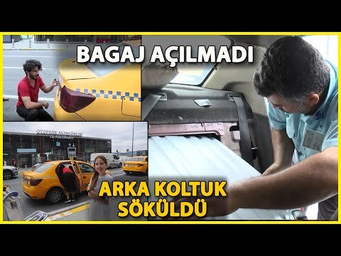 İstanbul Havalimanı’nda İlginç Olay; Taksinin Bagajı Açılmadı, Bavul Telaşı Yaşandı