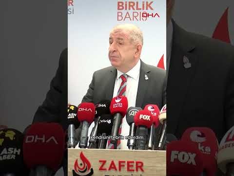 Ümit Özdağ: Zafer Partisi, Erdoğan’ı tebrik etmemekte kararlıdır