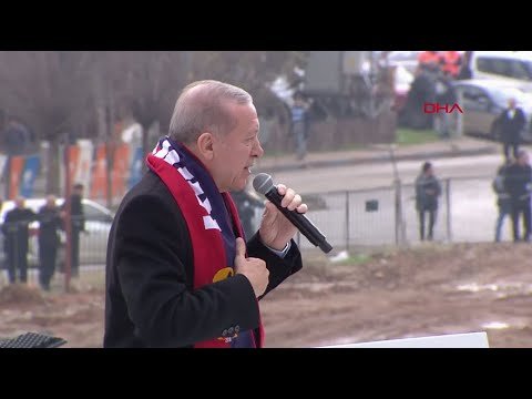 Cumhurbaşkanı Erdoğan, Kahta’da halka hitap etti