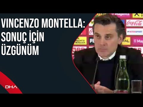 6-1’lik Avusturya mağlubiyeti sonrası Montella’dan açıklama: Üzgünüm