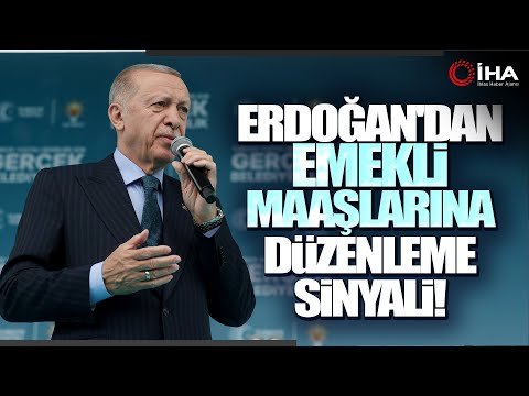 Cumhurbaşkanı Erdoğan, Emekli Maaşları İçin Temmuz Ayını İşaret Etti!