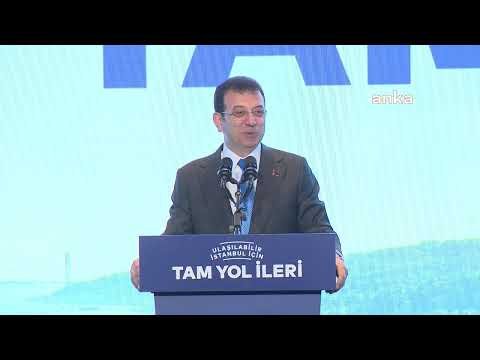 İstanbul Büyükşehir Belediye Başkanı Ekrem İmamoğlu, Ulaşılabilir İstanbul Proje Tanıtımında
