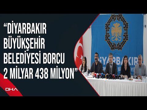 Diyarbakır Büyükşehir Belediyesi Eş Başkanı Küçük: Belediyemizin borcu 2 milyar 438 milyon lira