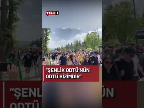ODTÜ’lü öğrencilerden Rektörlük’e protesto!