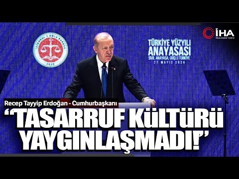 Cumhurbaşkanı Erdoğan, Millete Bir Anayasa Burcumuz Var