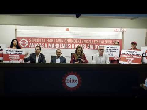 #Canlı | DİSK, açıklama yapıyor | İstanbul