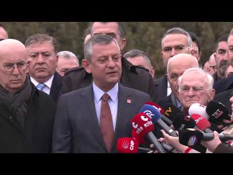 Özgür Özel, Deniz Baykal için Devlet Mezarlığı'nda düzenlenen anma törenine katıldı #Canlı