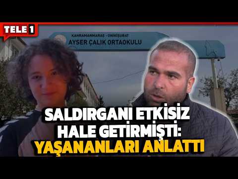 Kahramanmaraş’taki saldırganı etkisiz hale getiren vatandaş konuştu! Kan donduran detaylar…