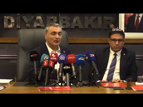 CHP Sözcüsü Müslim Sarı, partisinin Diyarbakır İl Başkanlığı’nda basın toplantısı düzenliyor #Canlı