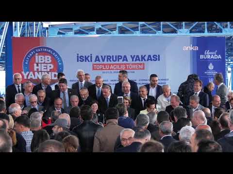 İBB Başkan Vekili Nuri Aslan, İSKİ Avrupa Yakası Toplu Açılış Töreni'nde konuşuyor #Canlı