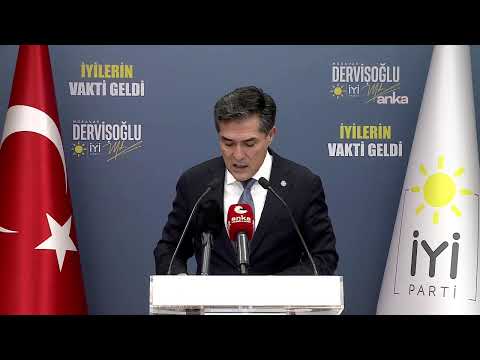 İYİ Parti Sözcüsü Buğra Kavuncu, partisinin genel merkezinde basın toplantısı düzenliyor #Canlı