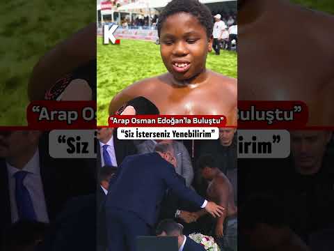 Tanzanyalı minik güreşçiden Erdoğan’la diyalog: “Siz isterseniz yenebilirim” #shorts